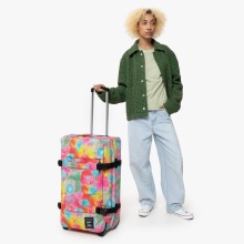 Eastpak Travel Duffle Bag Transit'r M Fluo Clouds (78 Litres) with Wheels Multicoloured